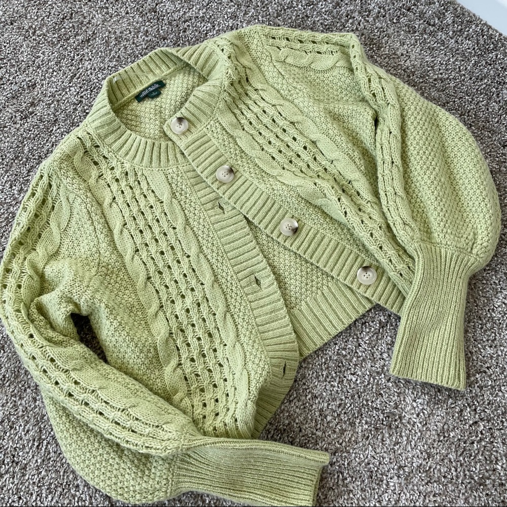 Wild Fable Green Cardigan